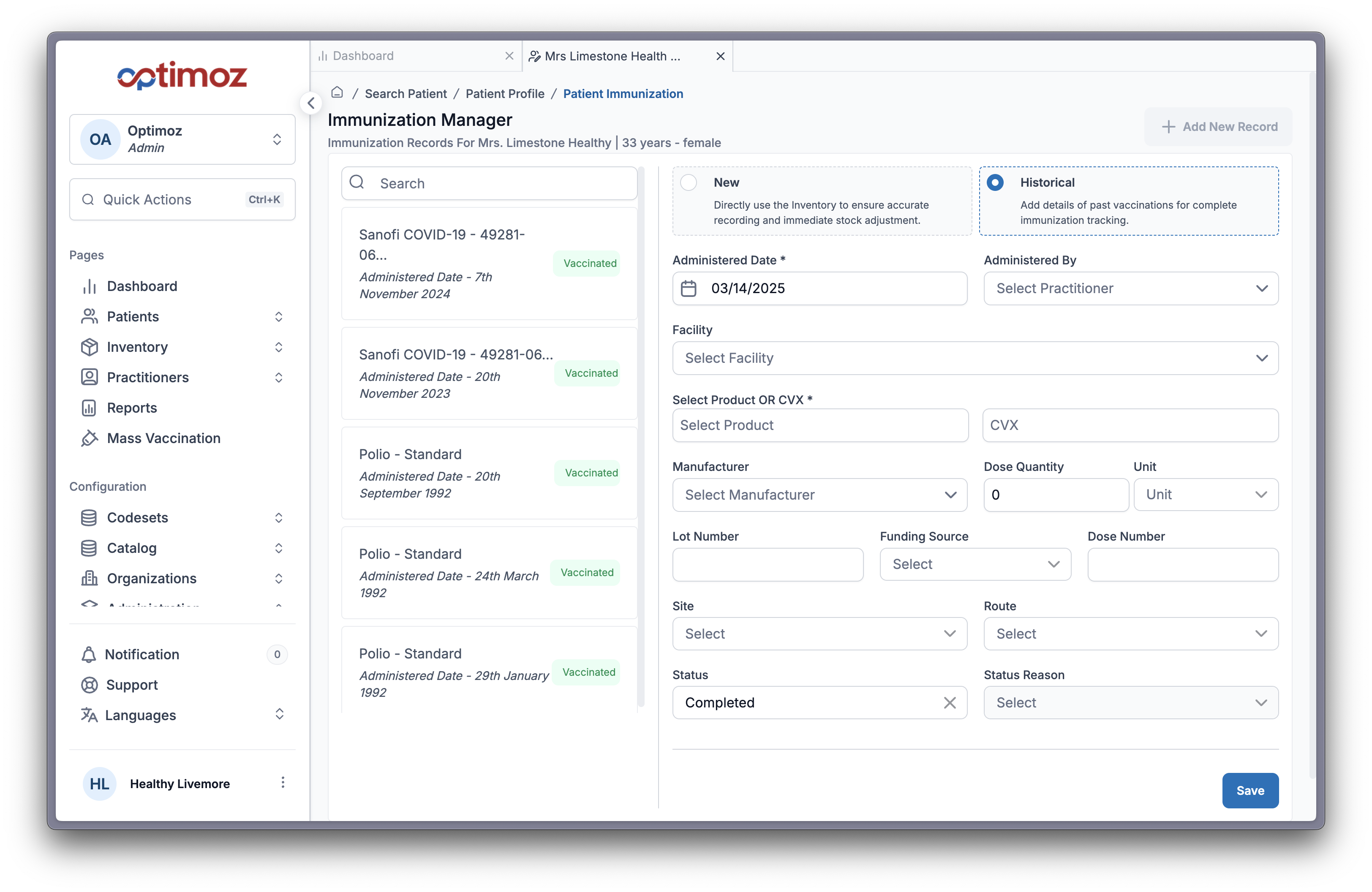 Public Health Reporting